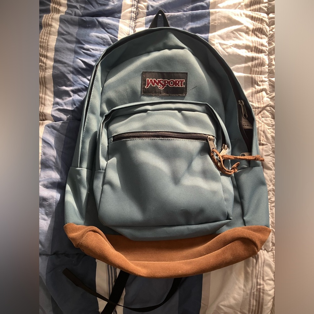Teal Jansport Backpack